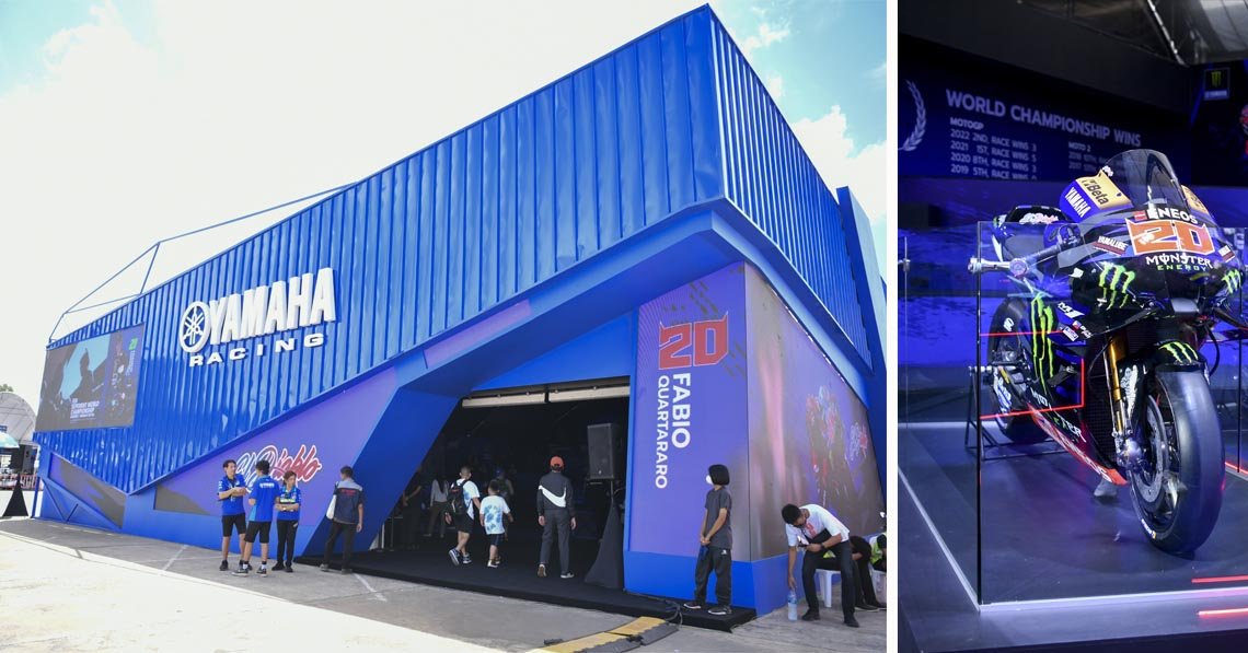 “ยามาฮ่า” เนรมิต YamahaGP Pavilion ส่งมอบประสบการณ์โลก Yamaha Racing เติมเต็มบรรยากาศ “ไทยแลนด์ จีพี” “ยามาฮ่า” เนรมิต YamahaGP Pavilion ส่งมอบประสบการณ์โลก Yamaha Racing เติมเต็มบรรยากาศ “ไทยแลนด์ จีพี”