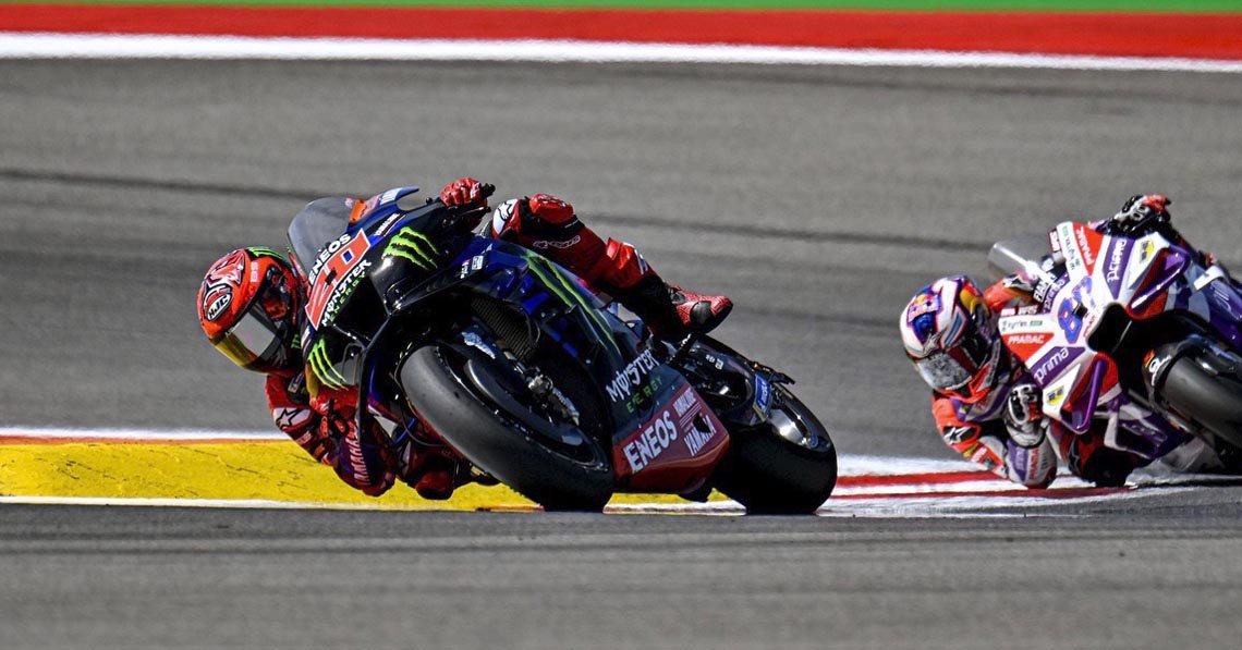 “กวาร์ตาราโร” กู้สถานการณ์คว้าท็อป 8 โมโตจีพี สนามแรก “กวาร์ตาราโร” กู้สถานการณ์คว้าท็อป 8 โมโตจีพี สนามแรก