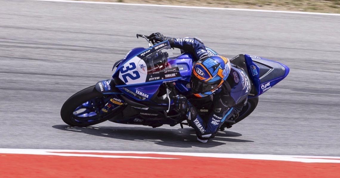 “ไทยยามาฮ่า” ผ่านงานหินเรซแรก เวิลด์ ซูเปอร์สปอร์ต สนาม 4 “ไอเดีย-กฤตภัทร” คว้าท็อป 6 ดาวรุ่งชิงแชมป์ยุโรปที่ สเปน “ไทยยามาฮ่า” ผ่านงานหินเรซแรก เวิลด์ ซูเปอร์สปอร์ต สนาม 4 “ไอเดีย-กฤตภัทร” คว้าท็อป 6 ดาวรุ่งชิงแชมป์ยุโรปที่ สเปน