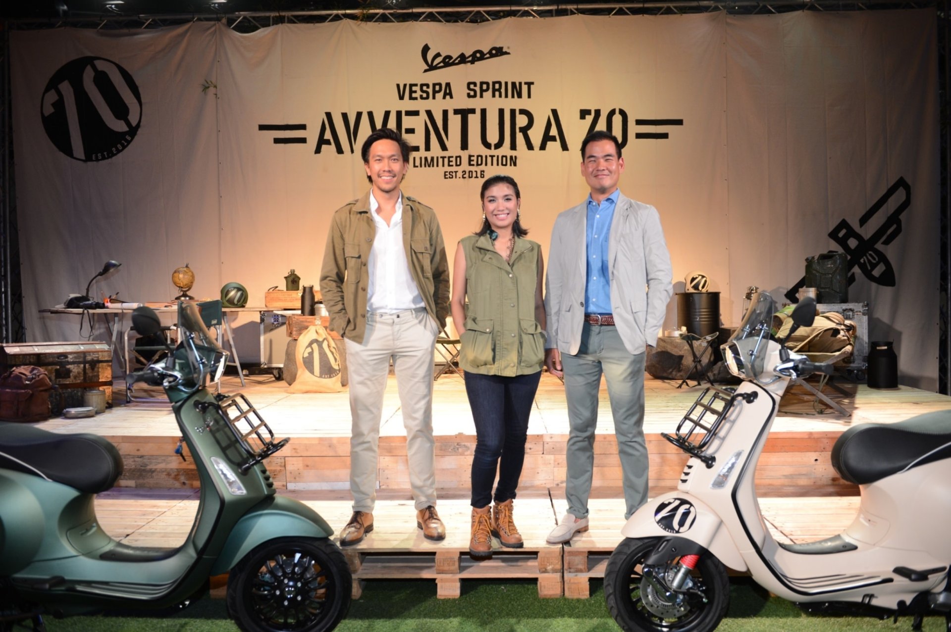 “Vespa Sprint Avventura 70 Limited Edition” รุ่นพิเศษ จำนวนจำกัด 700 คันในไทย  “Vespa Sprint Avventura 70 Limited Edition” รุ่นพิเศษ จำนวนจำกัด 700 คันในไทย