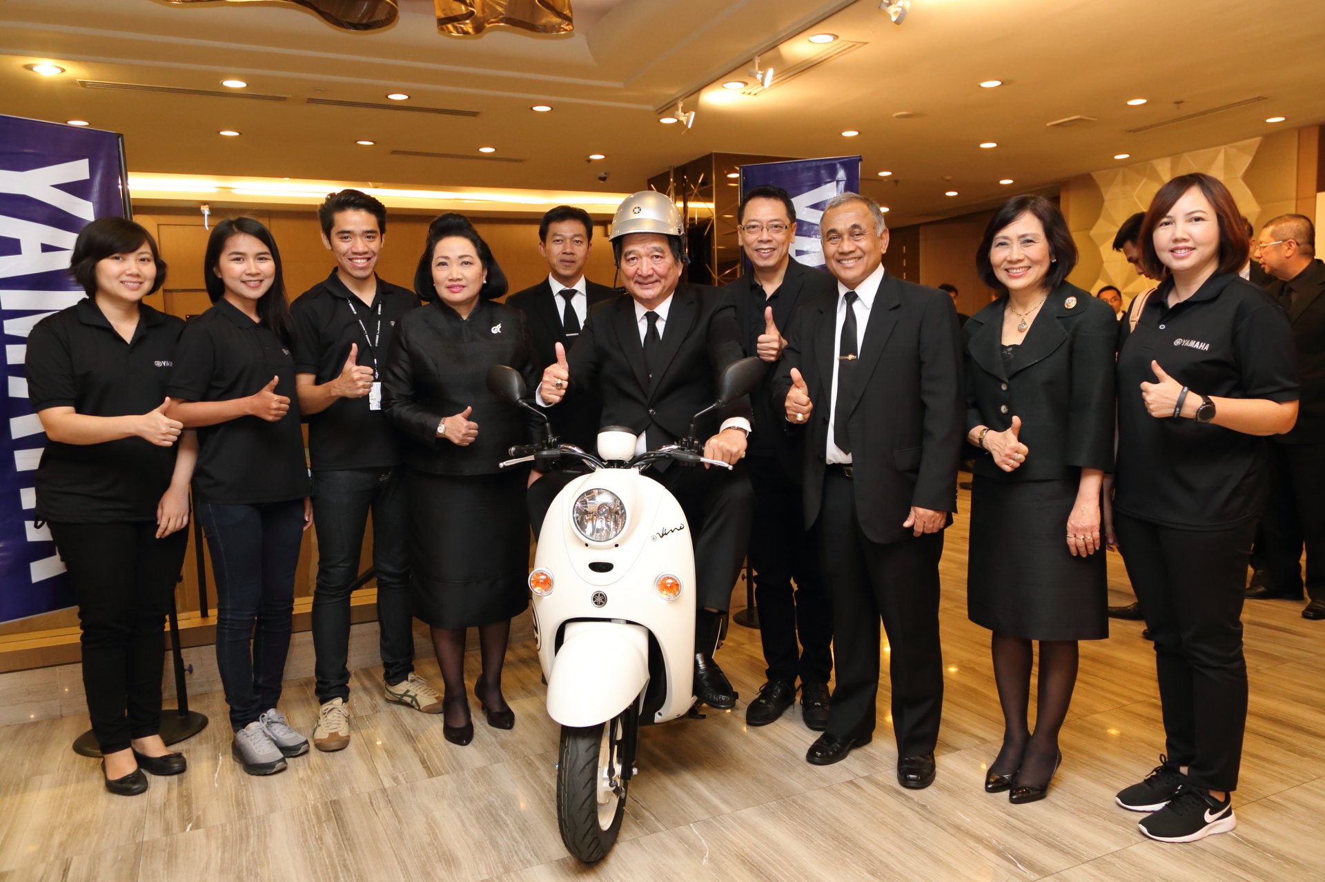 ยามาฮ่าจัดแสดงรถจักรยานยนต์ไฟฟ้า Yamaha E-Vino ในงานสัมมนาฯไทยแลนด์ 4.0