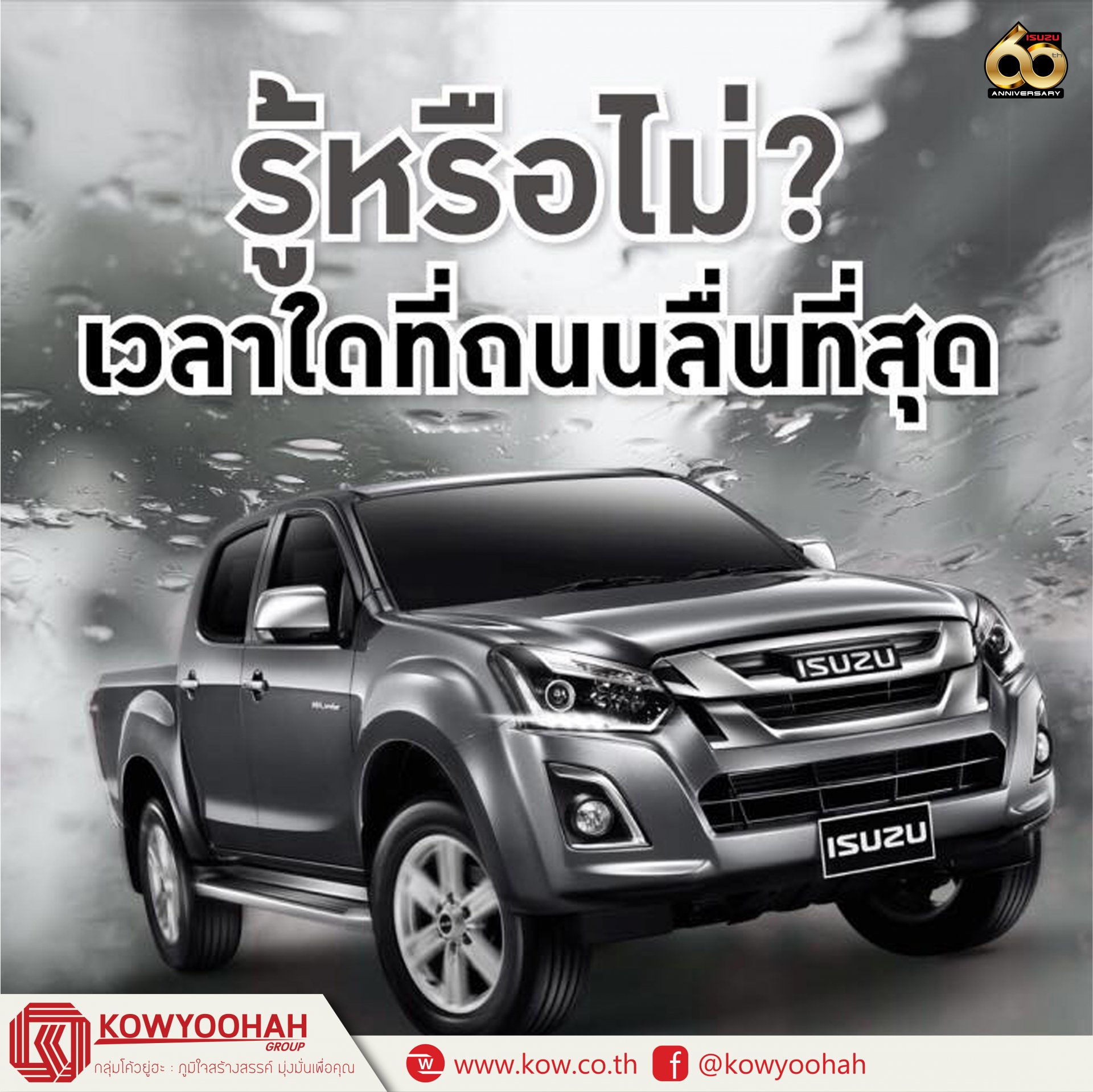 ช่วงเวลาที่ถนนลื่นที่สุด คือ ช่วง 10-15 นาที หลังฝนตก เนื่องจากฝุ่นที่ติดอยู่บนพื้นถนนจะเปลี่ยนสภาพเป็นโคลนเคลือบบนผิวถนน แต่หากฝนตกเป็นเวลานาน จนมีน้ำขังบนถนนก็อาจจะเสี่ยงต่อการเหินน้ำเช่นกัน ช่วงเวลาที่ถนนลื่นที่สุด คือ ช่วง 10-15 นาที หลังฝนตก เนื่องจากฝุ่นที่ติดอยู่บนพื้นถนนจะเปลี่ยนสภาพเป็นโคลนเคลือบบนผิวถนน แต่หากฝนตกเป็นเวลานาน จนมีน้ำขังบนถนนก็อาจจะเสี่ยงต่อการเหินน้ำเช่นกัน