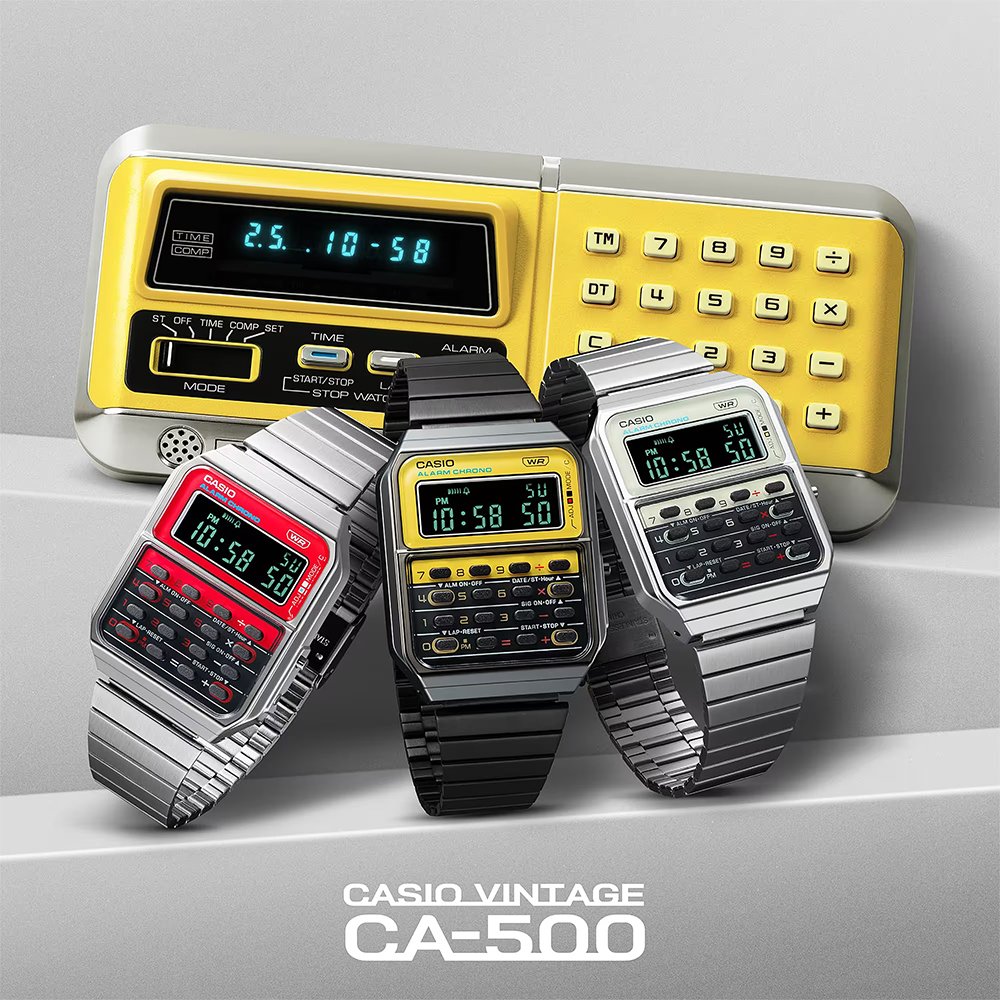 Casio Standard Digital นาฬิกาข้อมือ CA-500WEGG-9B - Timekeepershop