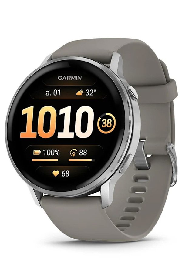 GARMIN VENU 4 SILVER WITH SILVER GRAY BAND