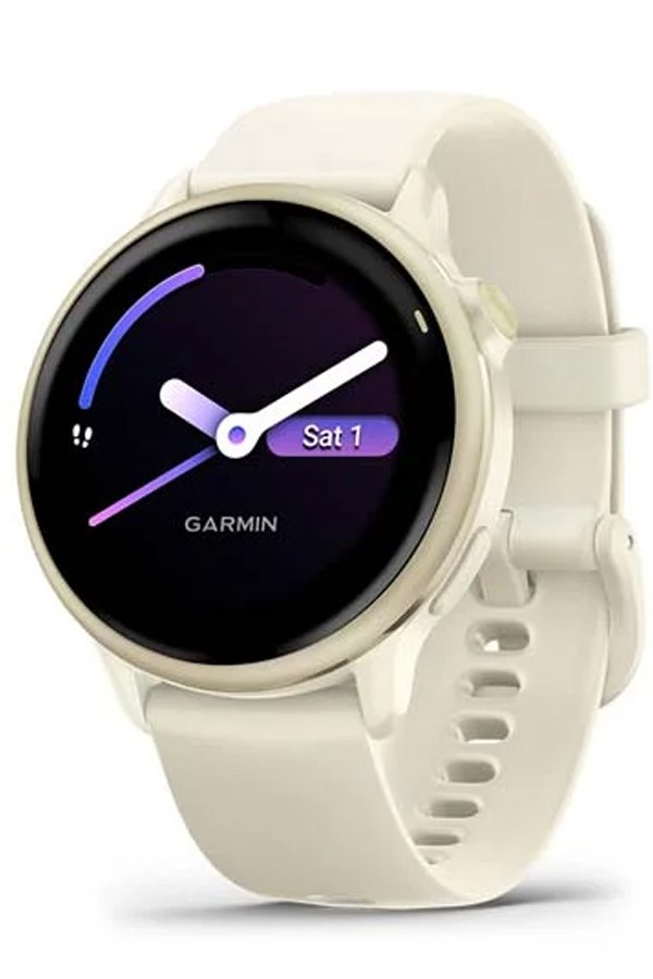 GARMIN VIVOACTIVE 6 LUNAR GOLD WITH BONE BAND