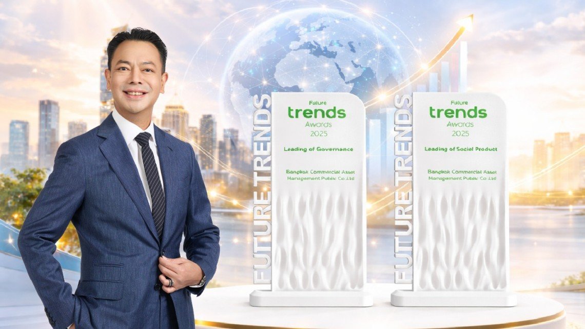 BAM คว้า 2 รางวัลเกียรติยศระดับสากล จากงาน Future Trends Awards 2026 Leading of Social Product รางวัลองค์กรยอดเยี่ยมด้าน Social Product และ Leading of Governance รางวัลองค์กรยอดเยี่ยมด้าน GovernanceGovernance ระดับสากล