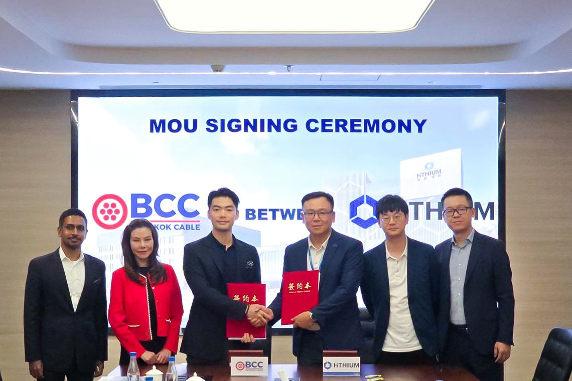 บางกอกเคเบิ้ล จับมือ HiTHIUM ยักษ์ระดับโลกด้านระบบกักเก็บพลังงานด้วยแบตเตอรี่ ปูพรมตะลุยงานรัฐ-เอกชน เปลี่ยนผ่านโครงสร้างพื้นฐานไทยสู่การใช้พลังงานสะอาดอย่างยั่งยืน