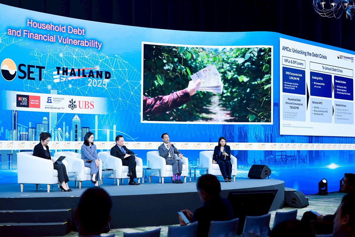 CEO BAM ขึ้นเวทีใหญ่ตลาดหลักทรัพย์ฯ Thailand Focus 2025 ร่วมเสนอมุมมองหนี้ครัวเรือนแก้ได้