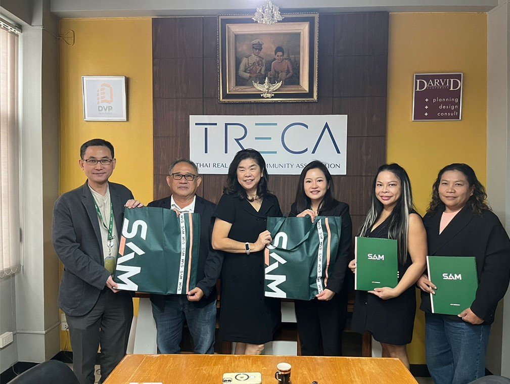 SAM เพิ่มช่องทางขายทรัพย์ หารือสมาคม TRECA โปรโมต โครงการ "SAM ทรัพย์มือสองต้องบอกต่อ" รับค่าแนะนำสูงสุด 3 ลบ.