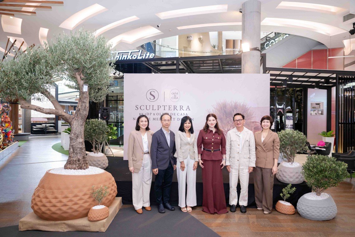 SCULPTERRA × Olive de Casa นิยามใหม่ของ Landscape Design ผสาน Robotic 3D Concrete Printing กับธรรมชาติ สร้างเอกลักษณ์ให้พื้นที่สีเขียวร่วมสมัย