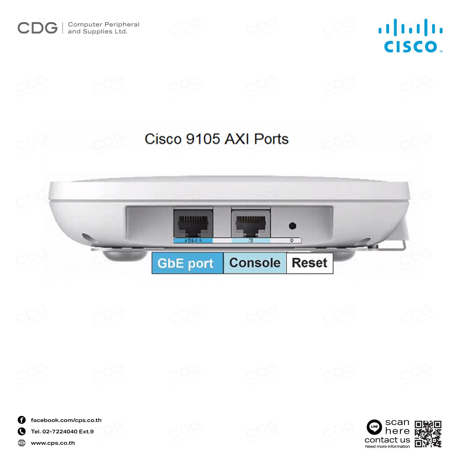 Cisco Catalyst 9105AX Series Access Points (แอคเซสพอยต์)