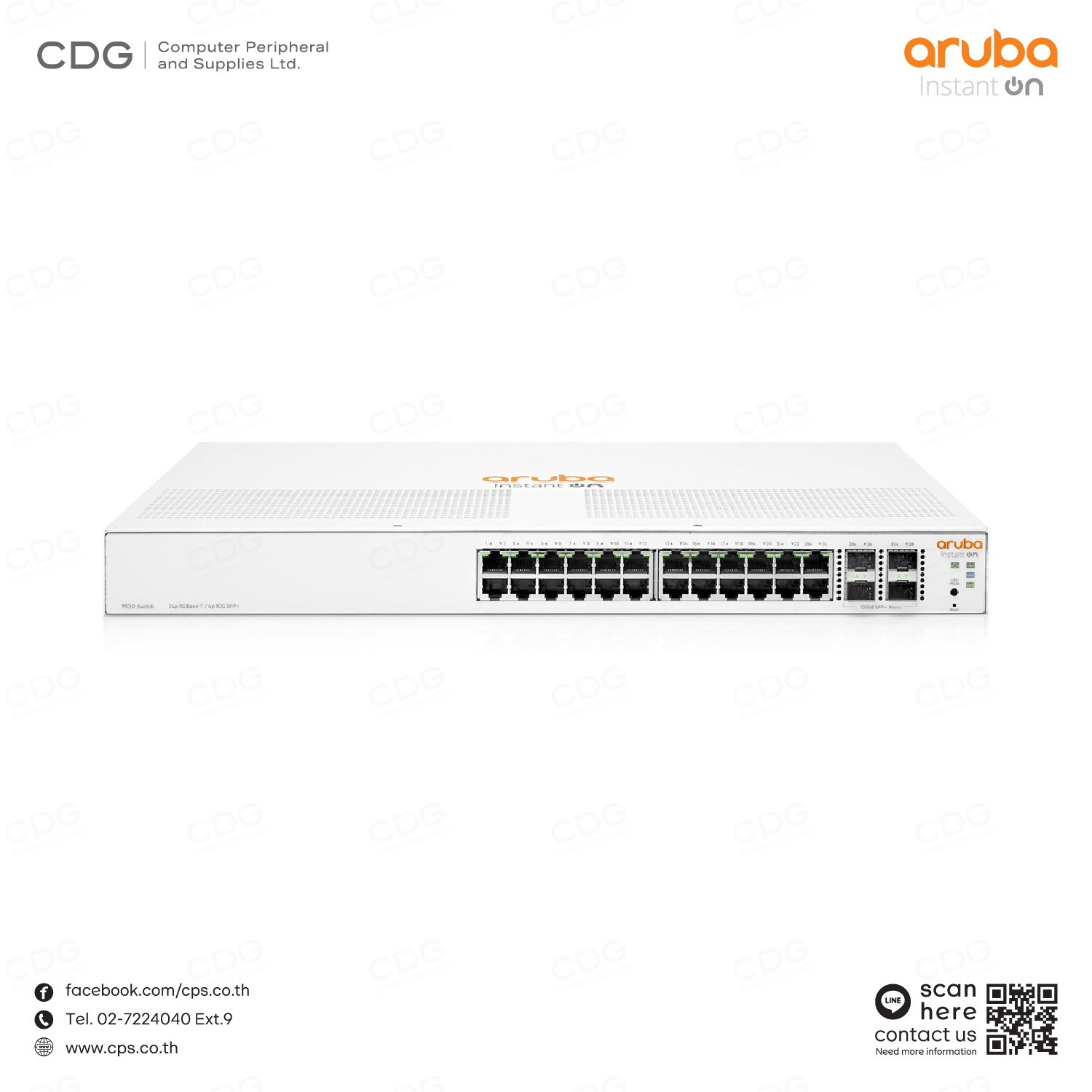 Aruba 1930 24G Class4 PoE 4SFP/SFP+ 370W Switch