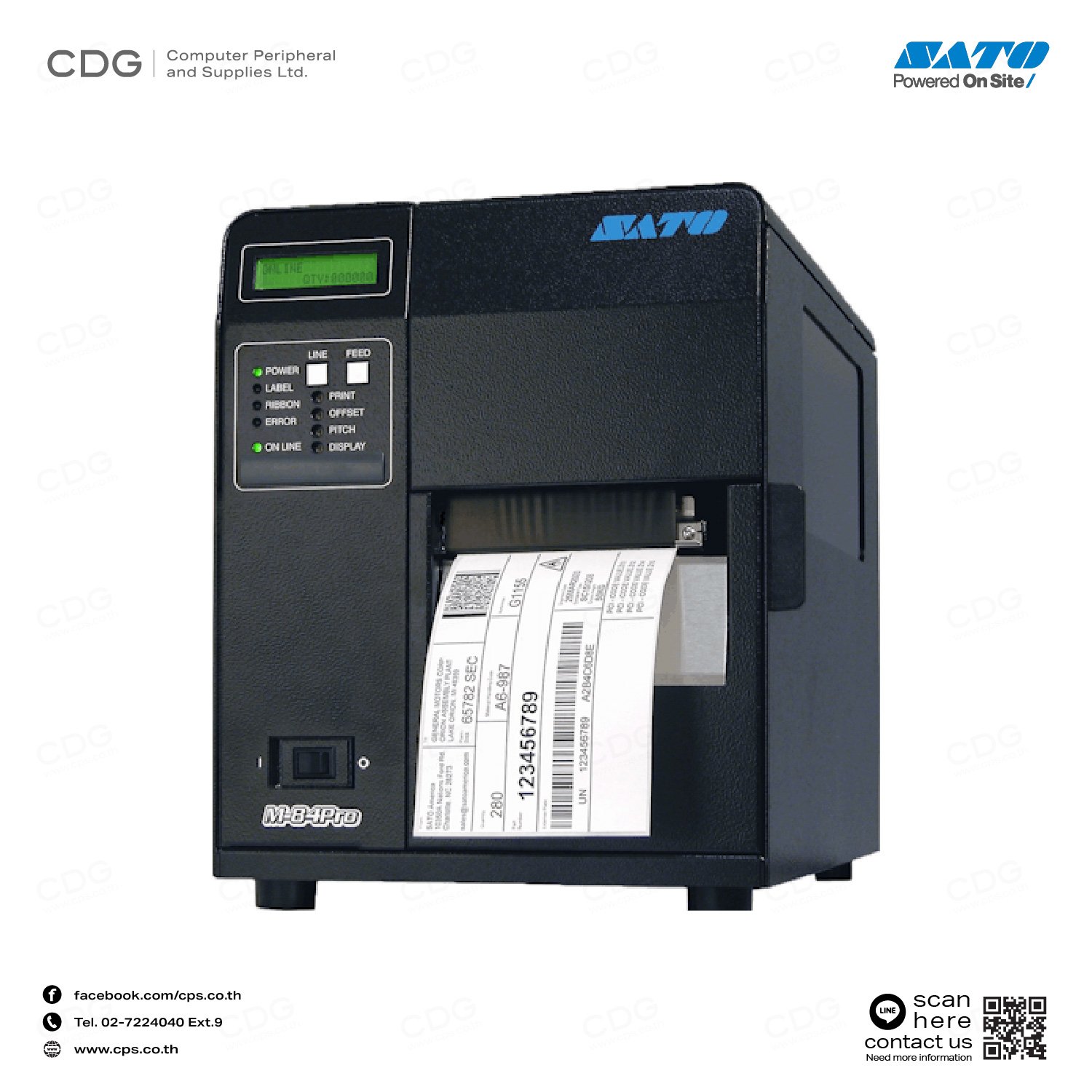 SATO M84 Pro 609 DPI Barcode Printer