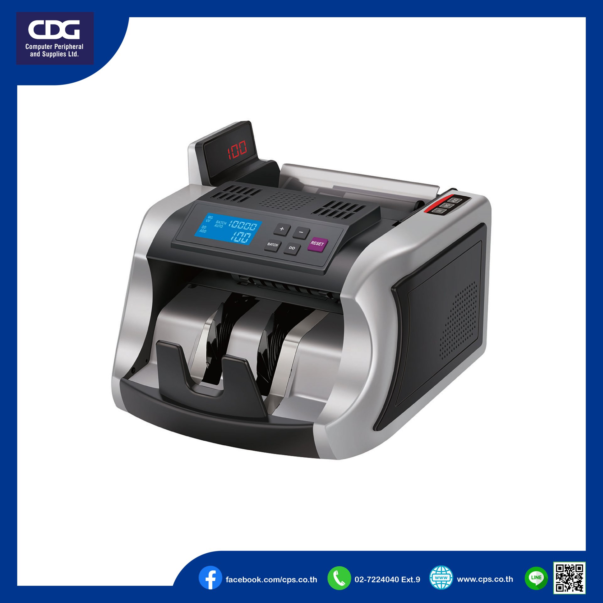 Jet Note Counter Bill Counter Model LD-2600 Banknote Counter - cps