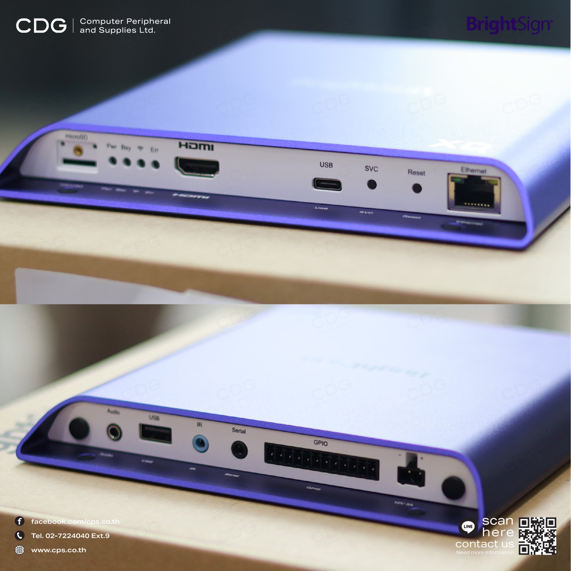 BrightSign XD Series - Digital Signage Media Player - cps