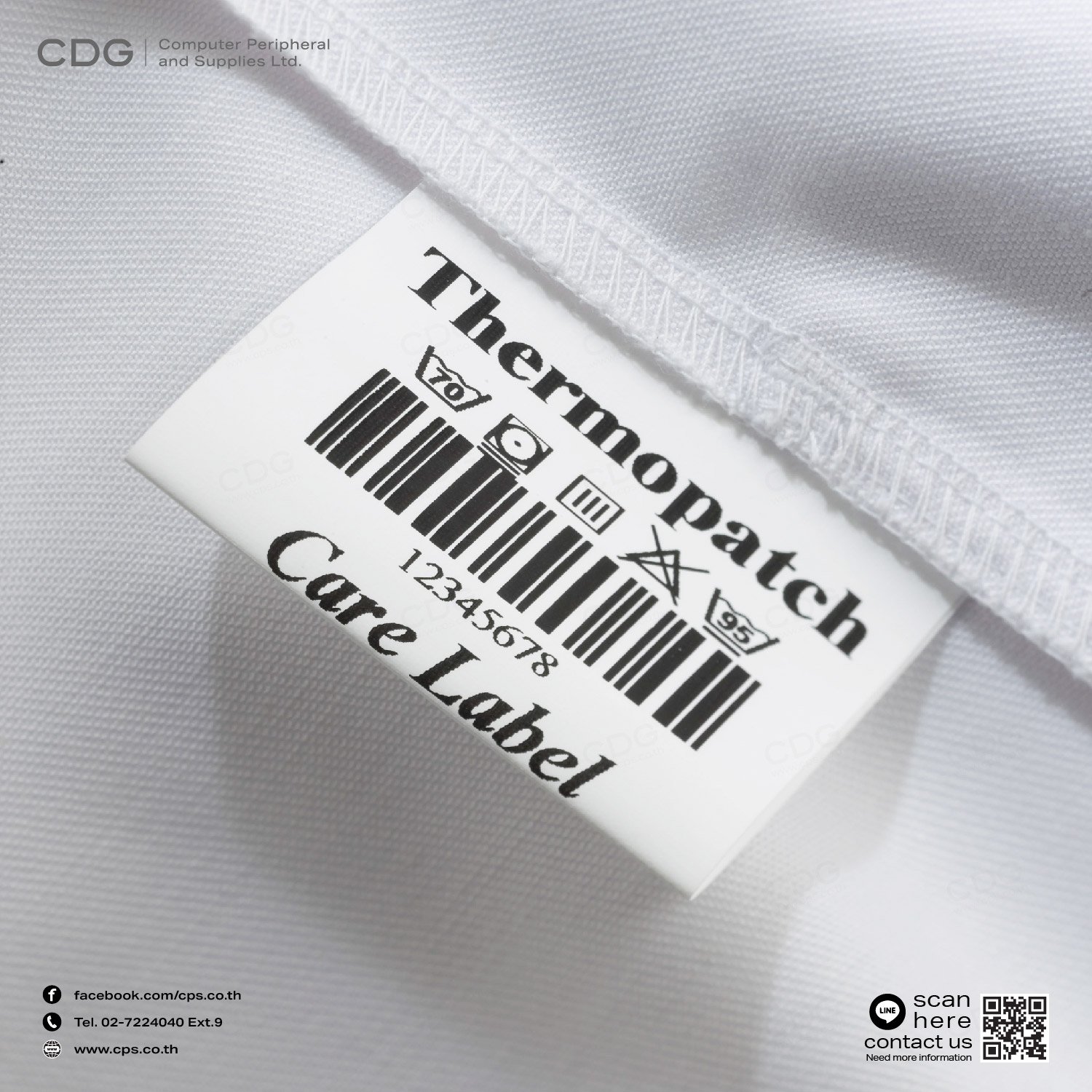 Care Label Ribbon Care Label, Product label, (Nylon Fabric)