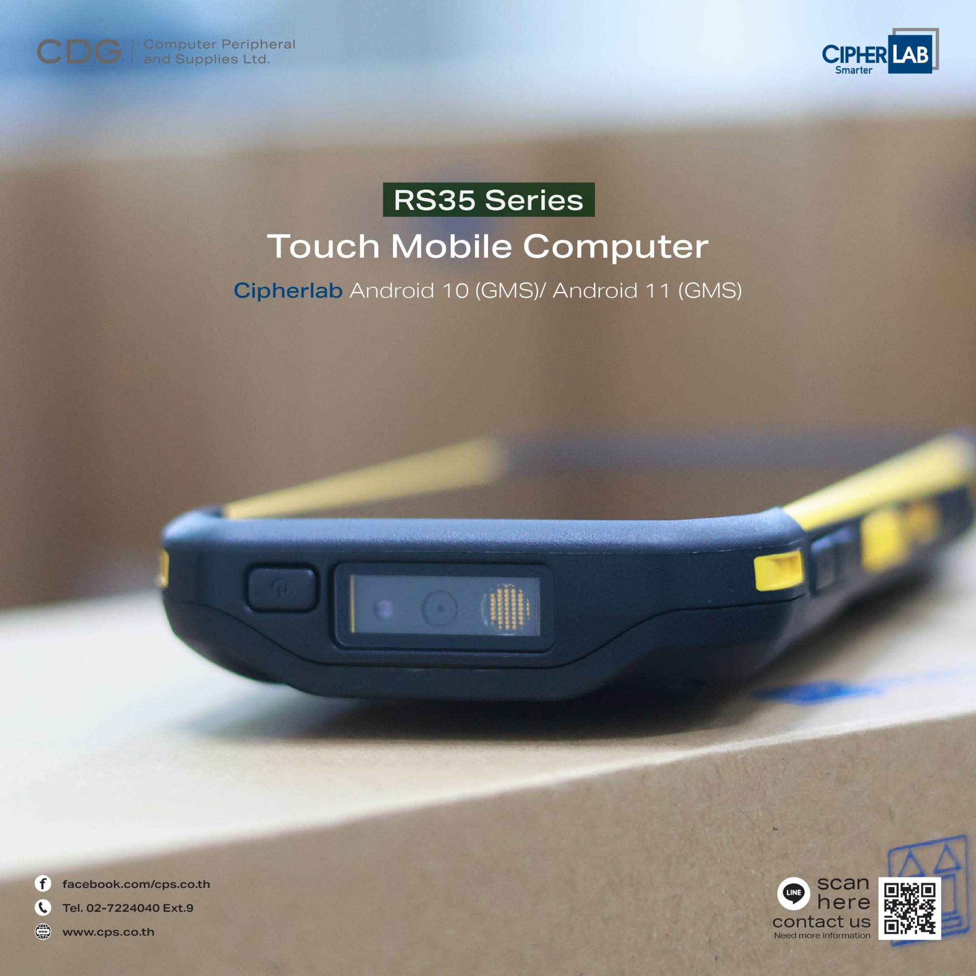 CipherLab RS35 Series Touch Mobile Computer - cps