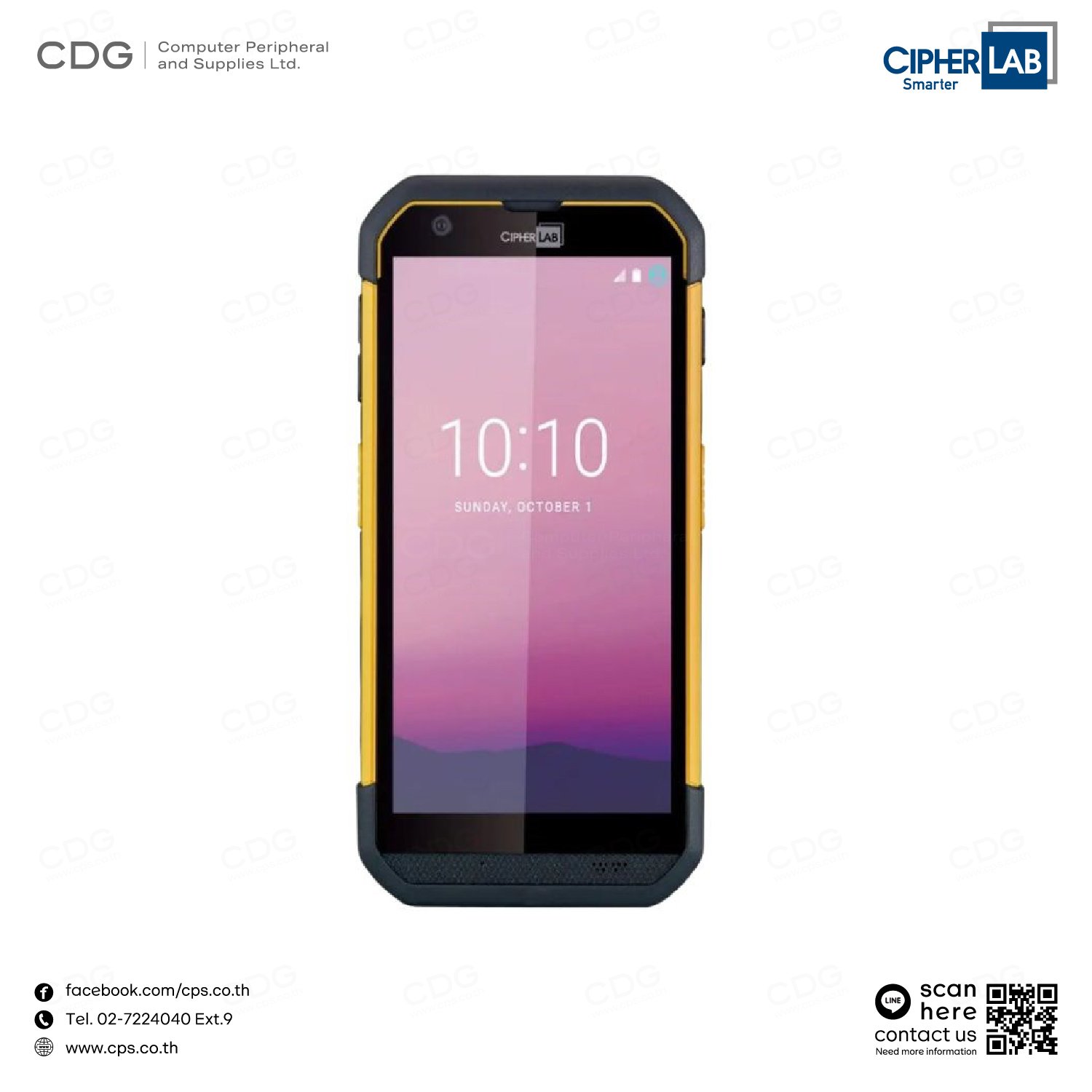 Cipherlab RS36 Touch Mobile Computer, Android, 1D/2D - cps Cipherlab RS36 Touch Mobile Computer, Android, 1D/2D - cps