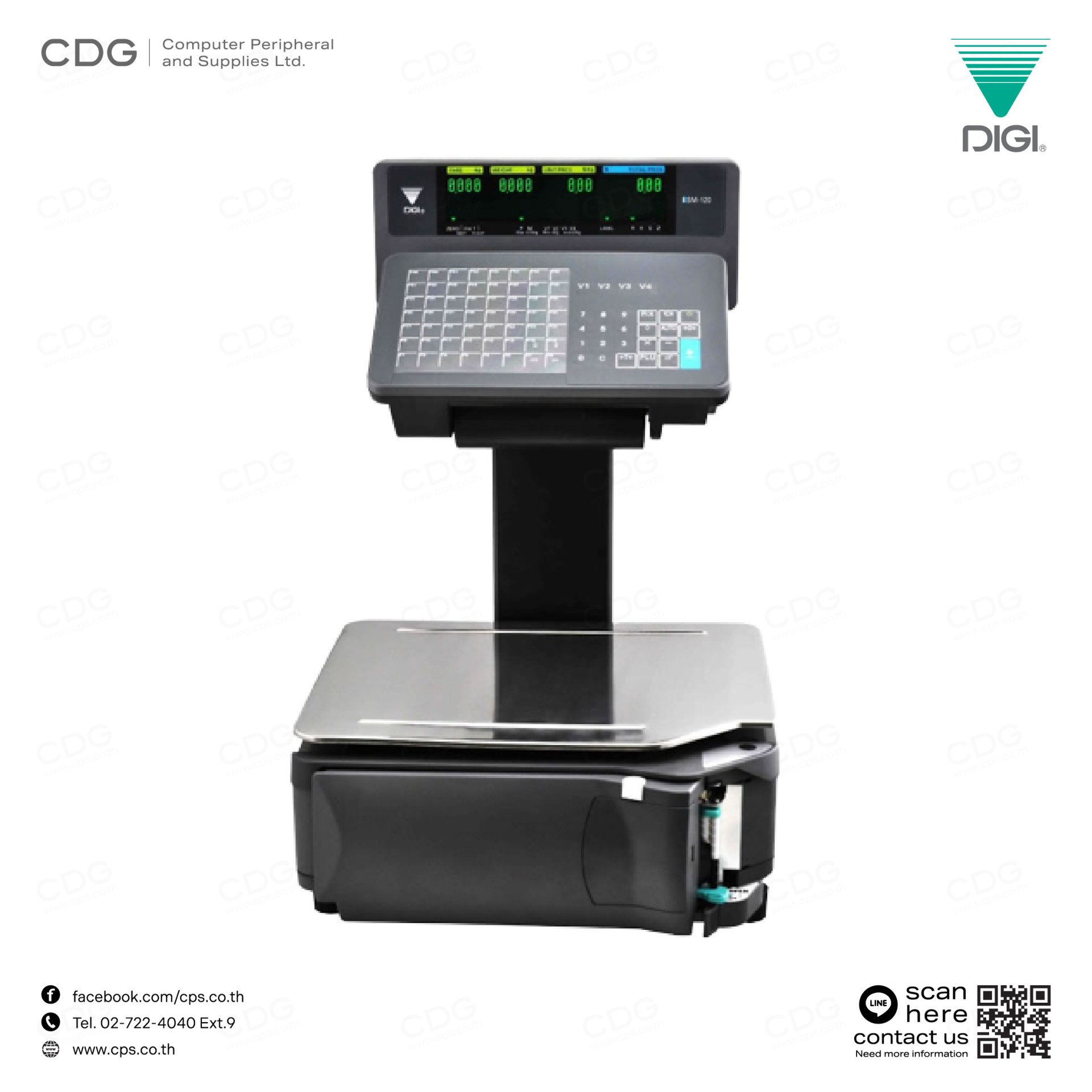 Digital Weight Scale DIGI SM-120 Series Scales With Printer