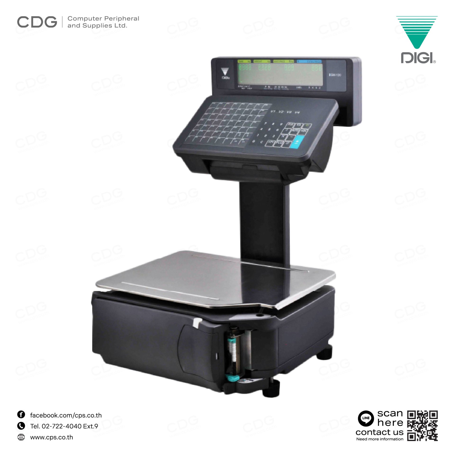 Digital Weight Scale DIGI SM-120 Series Scales With Printer