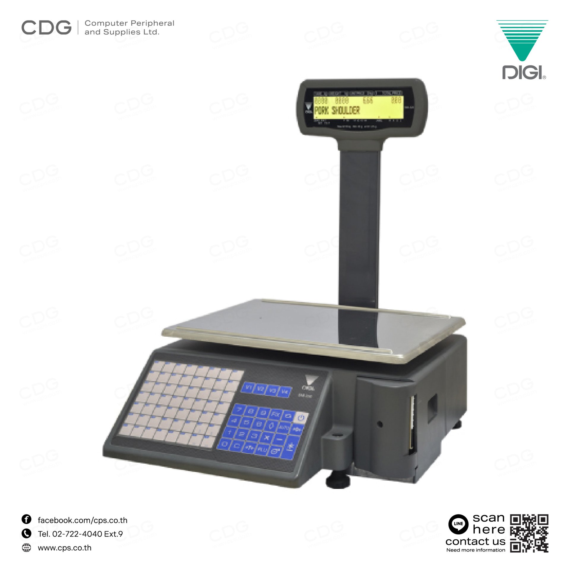 Digital Weight Scale DIGI SM-320 Scales With Printer