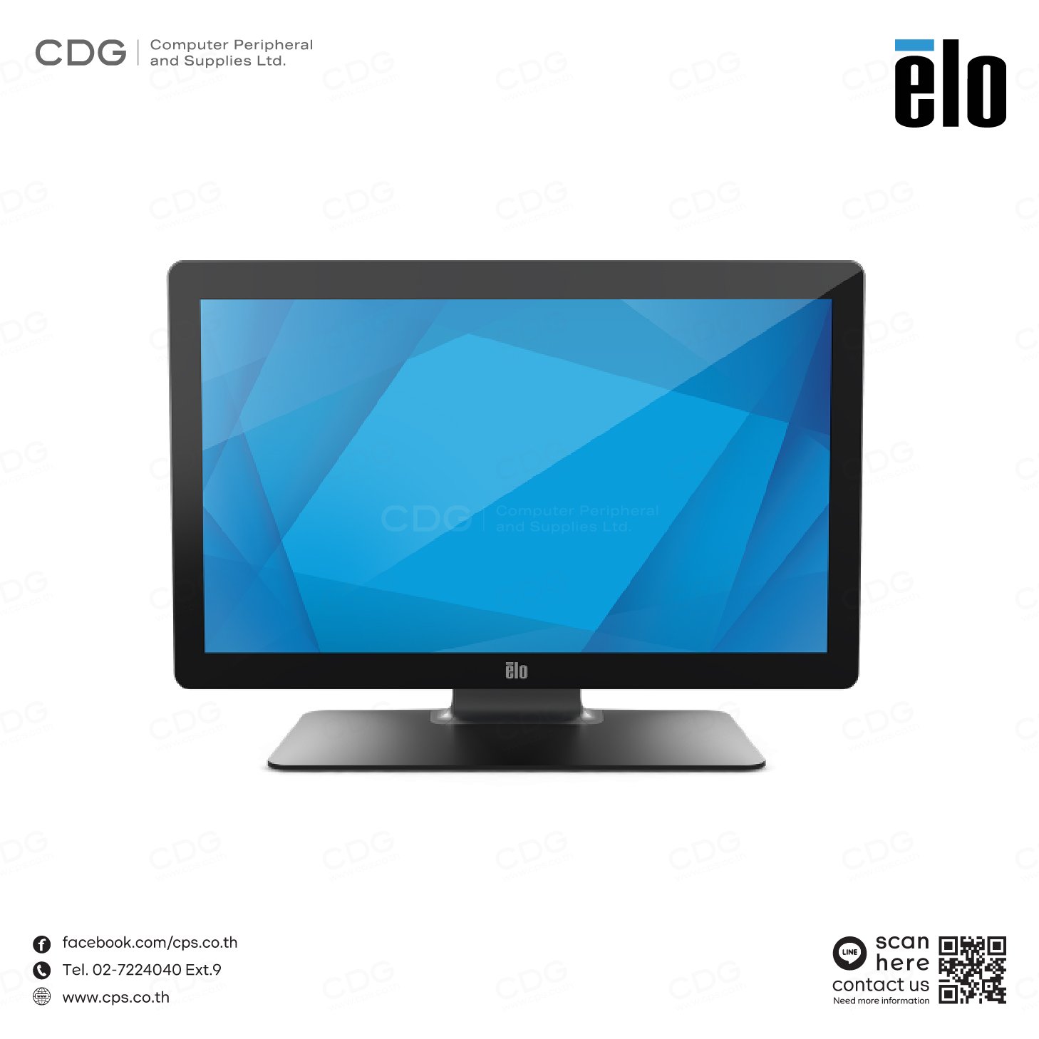 ELO 2202L 22-inch Full HD, LCD Touchscreen Monitor