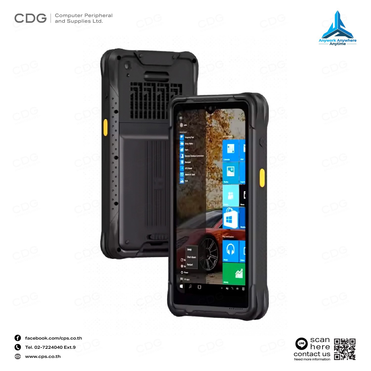 Rugged Handheld Computer AAA W621 (Model : ST935DH) 2D