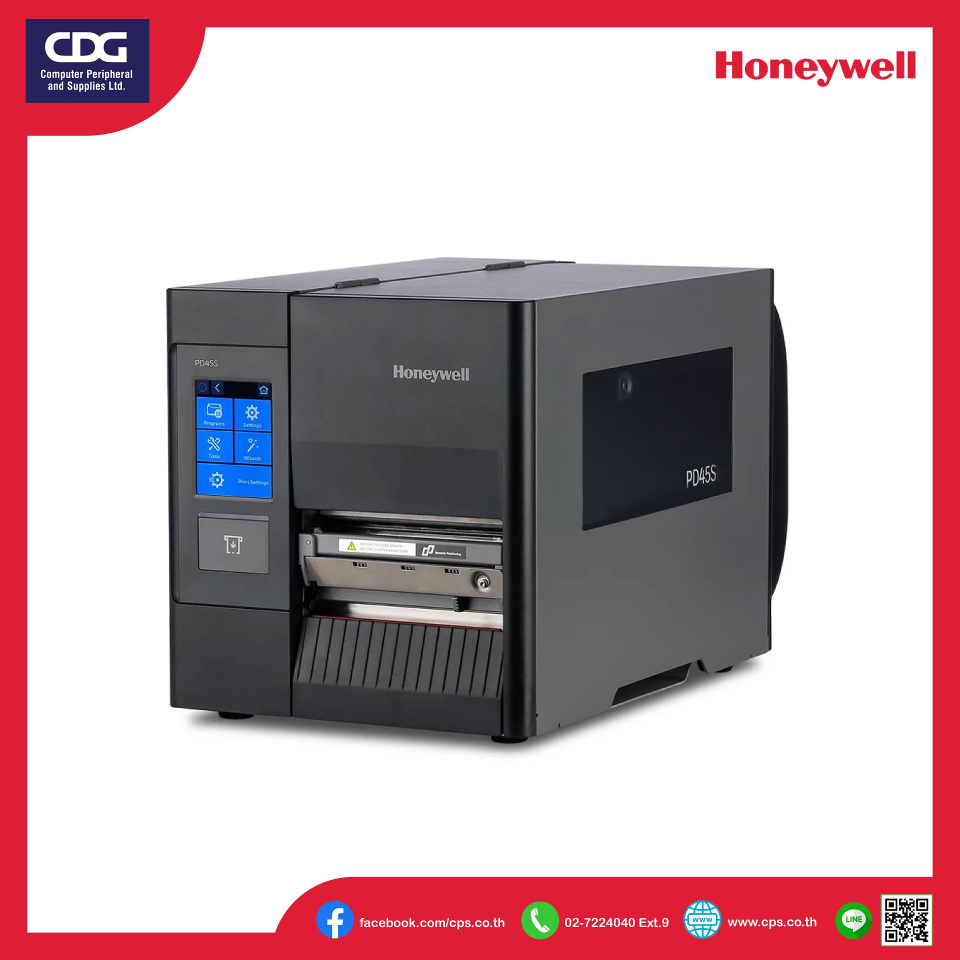 Honeywell PD45S-203 dpi Barcode Label Printer - cps