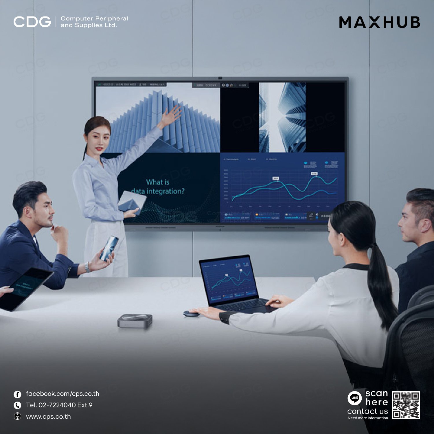 Maxhub Lock Screen Maxhub Wireless Screen Sharing Box WB05 & Dongle WT13M