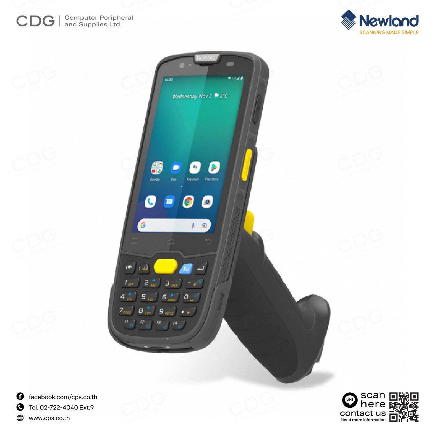 1d Computer Newland MT67 Rugged Mobile Computers, 1D & 2D Scanner