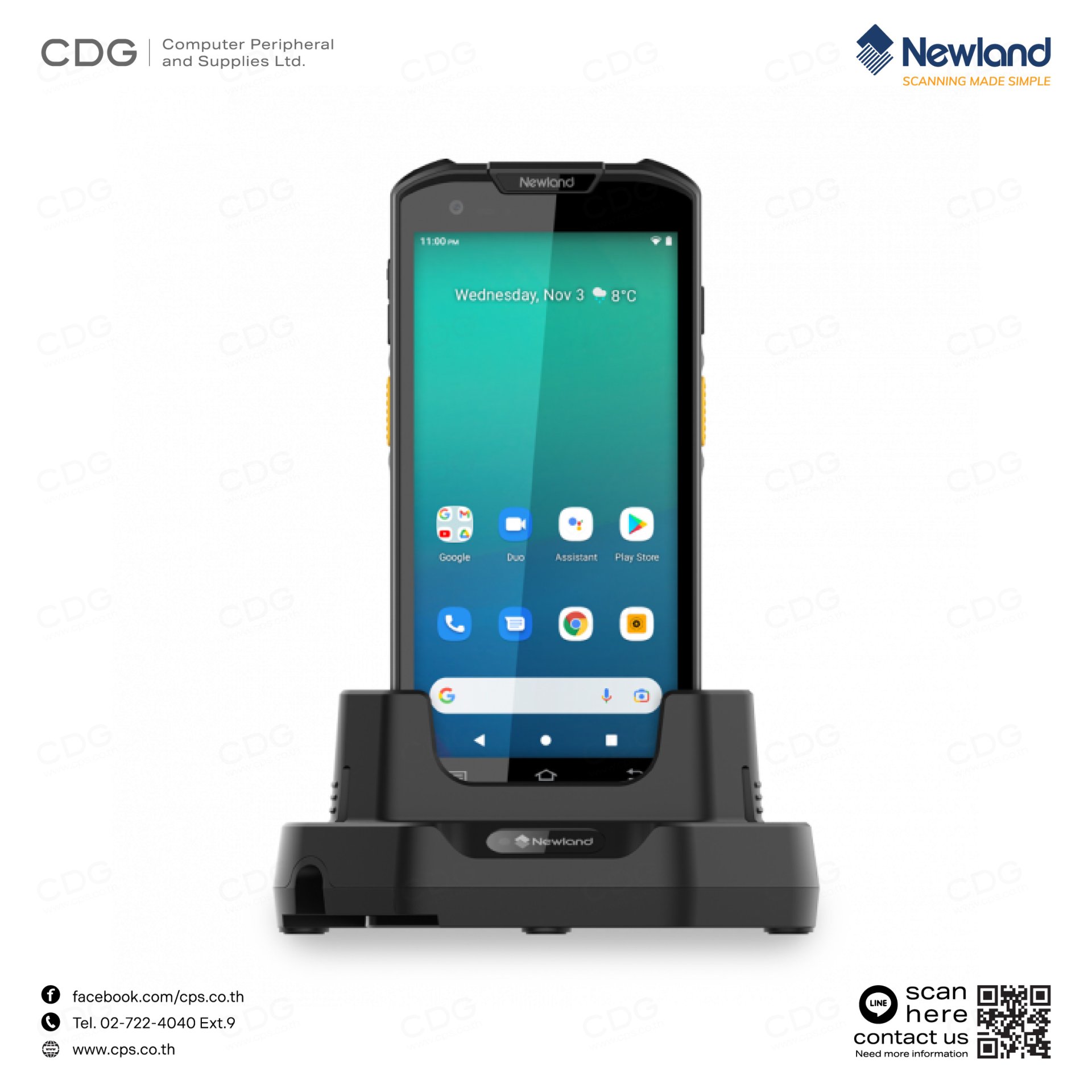 Computer 1d Newland MT93 Full-Touch Mobile Computers 1D & 2D Scanner - cps