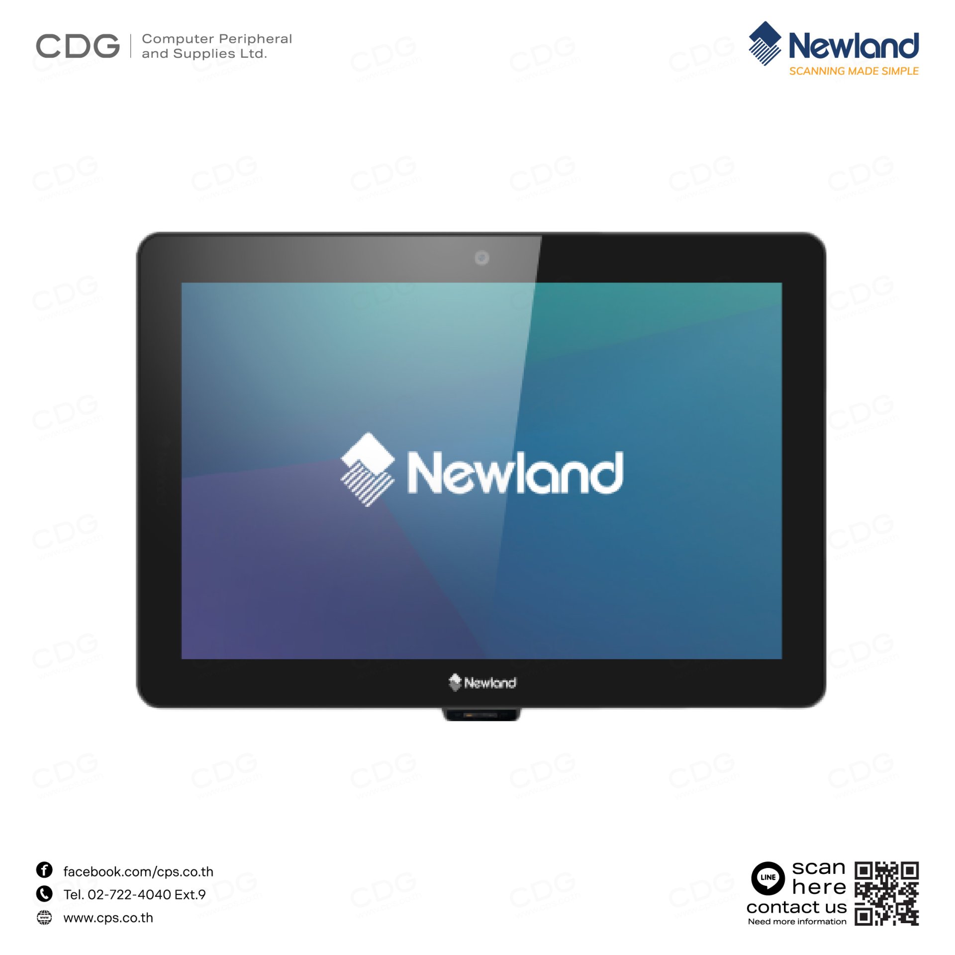 เครื่อง POS จอสัมผัส Newland NQuire1000 Interactive Kiosk