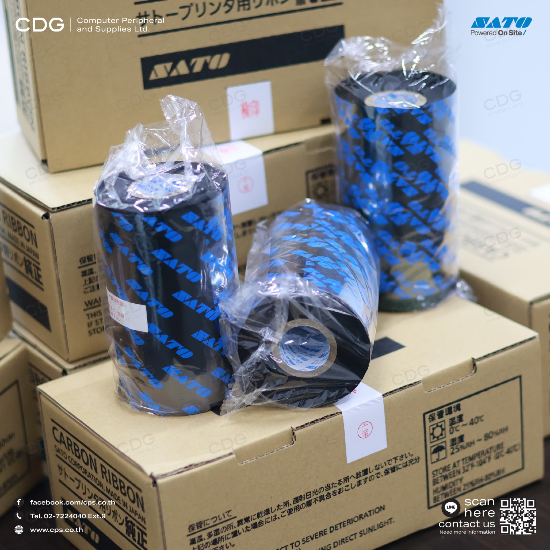 Sato Ribbon R333a Ribbon Resin Sato T222A