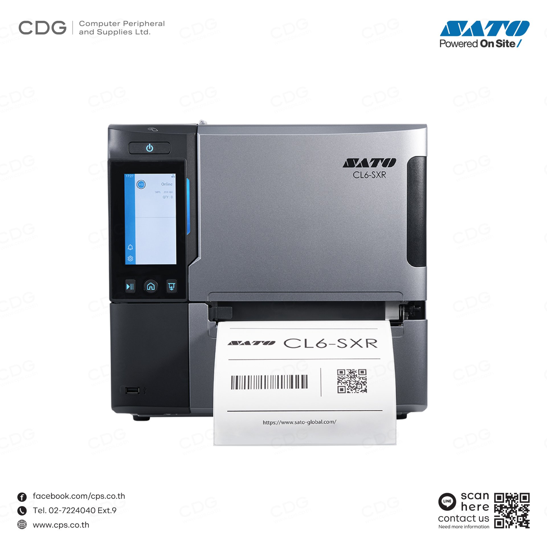 sato-cl4-sxr-cl6-sxr-flagship-industrial-label-printer