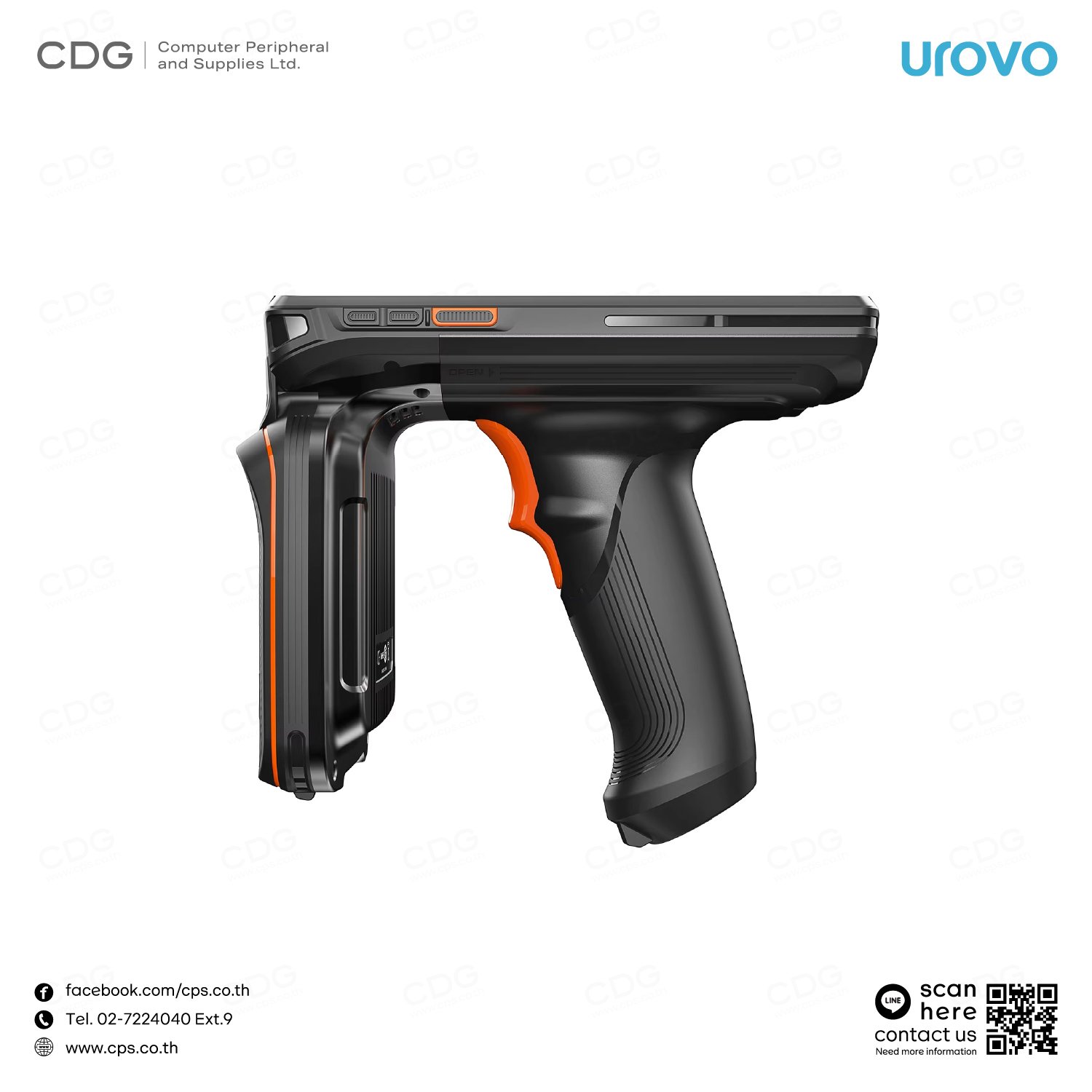 Handheld Computer UROVO DT50P UHF (RFID) 1D/2D 4G, BT, Wi-Fi