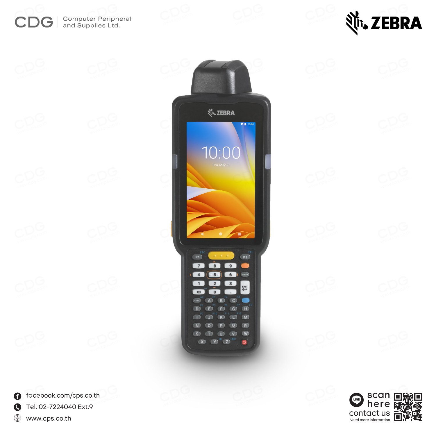 Scanner Zebra MC330X / MC330L-GJ4EG4RW Gun, 4GB RAM/32GB ROM
