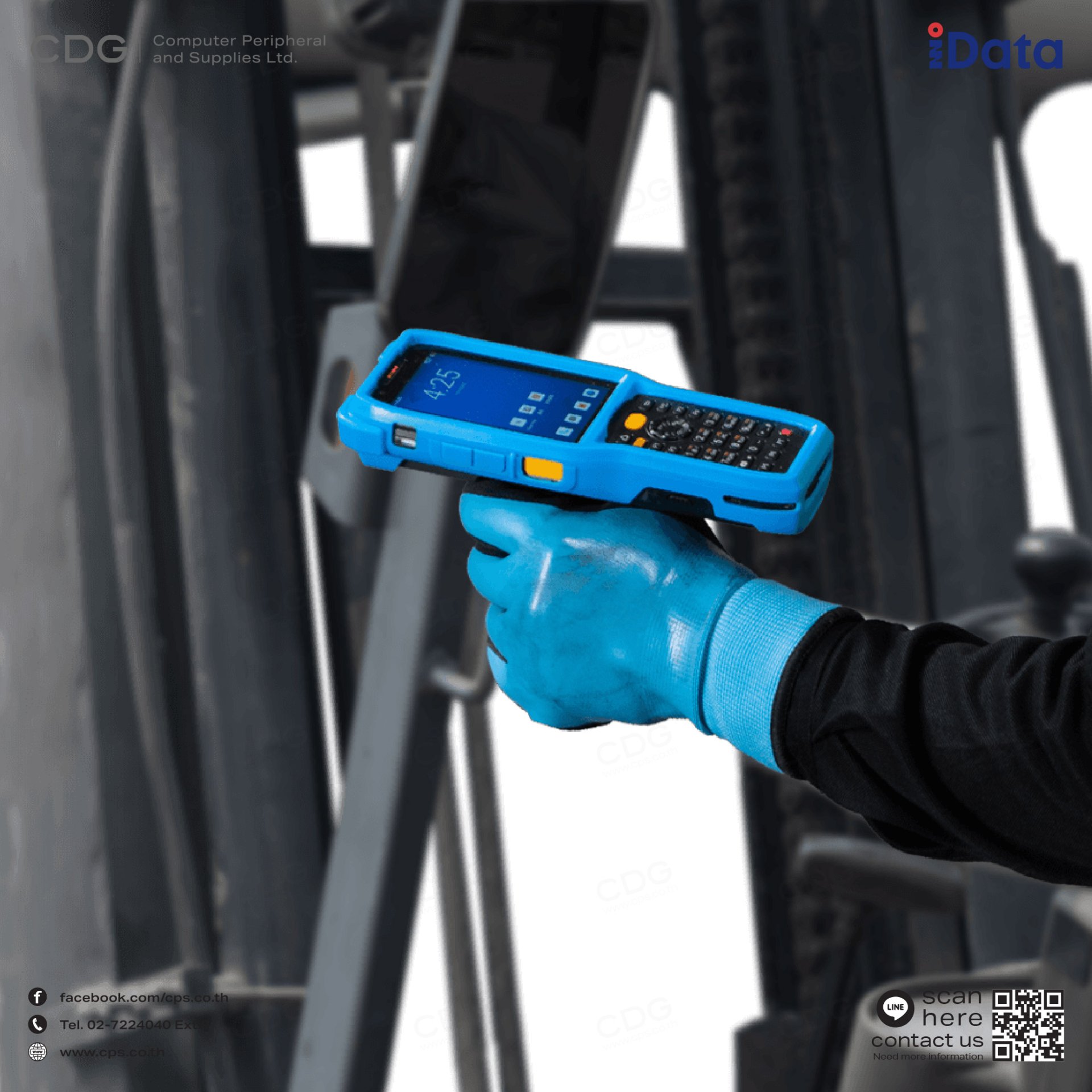 iData K8 Cold Mobile Computer เครื่องสแกนมือถือ (ในห้องเย็น)