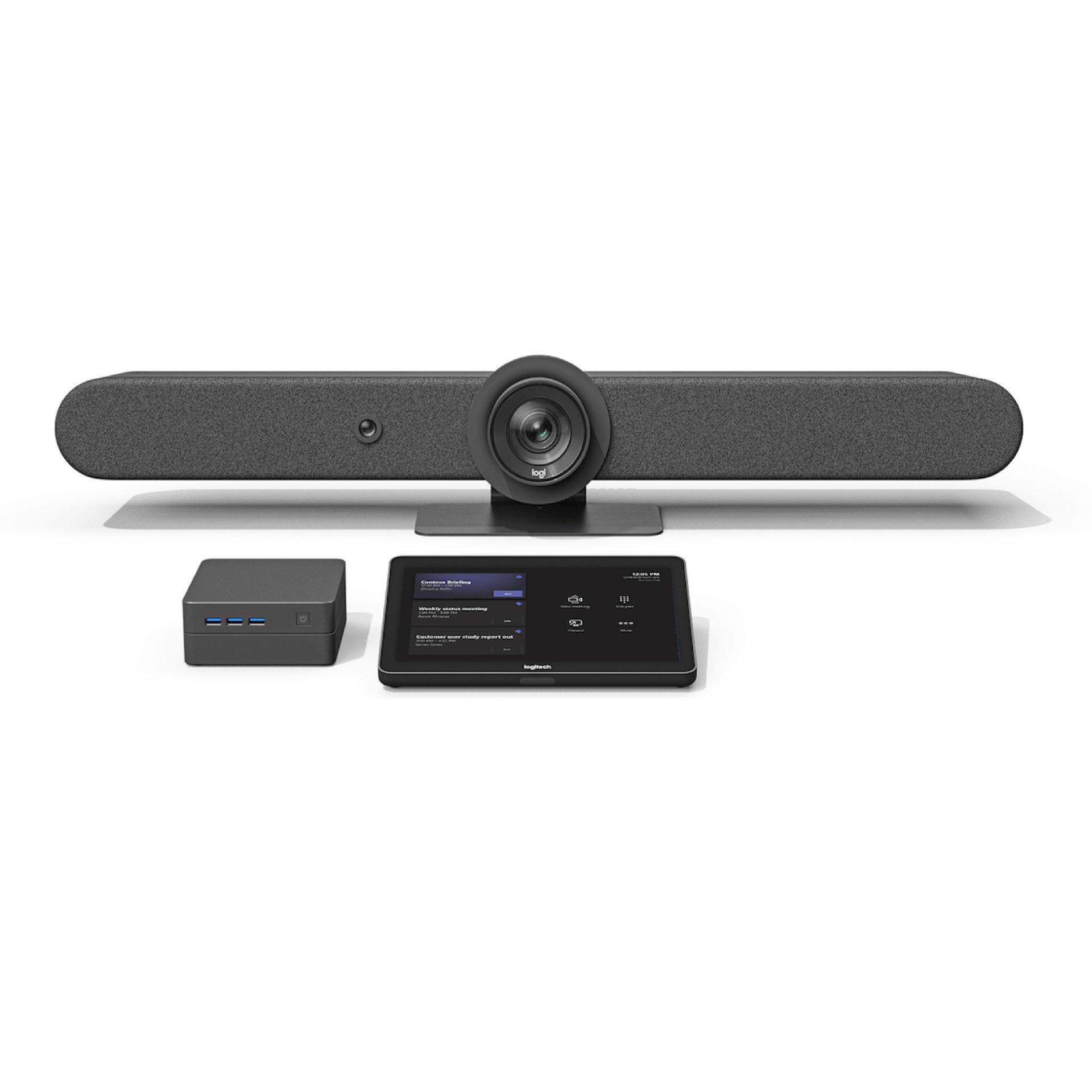 Logitech Rally Bar (Graphite) and Tap Solution Conference
