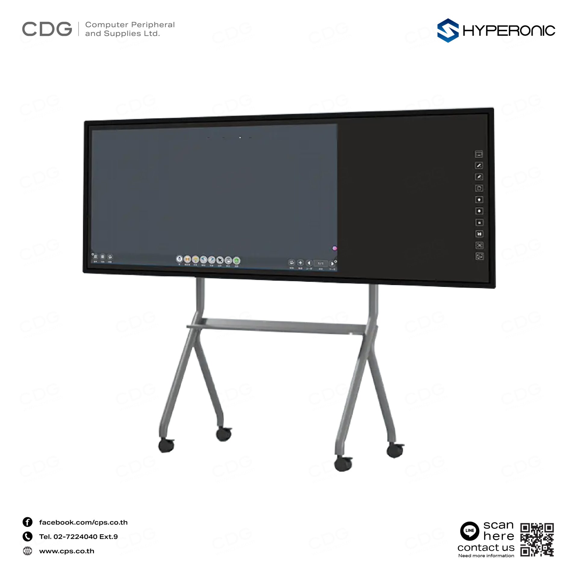 Loading Blackboard New กระดานอัจฉริยะ LED Recordable Smart Single Blackboard