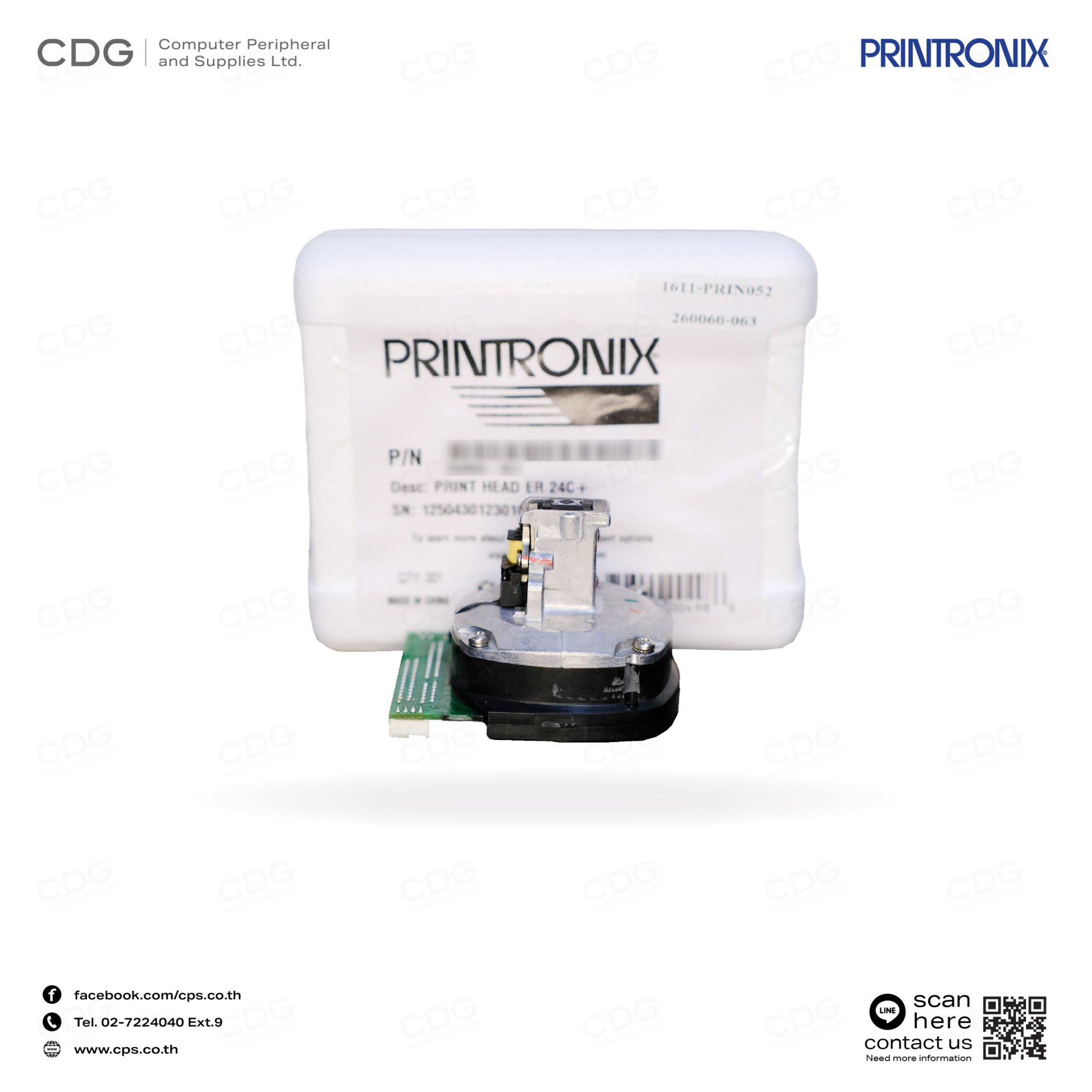 Printronix Printer Keys Postscript Print Head Printronix model S809 Serial - cps