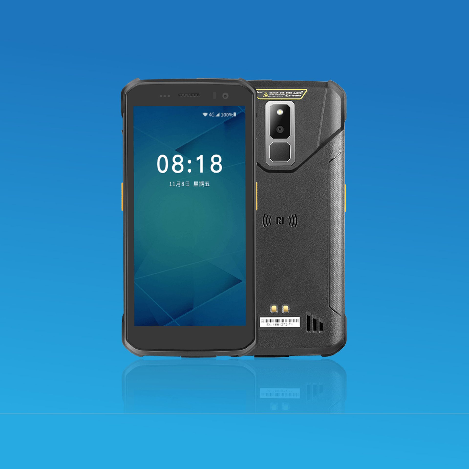 1d Computer เครื่องอ่านบาร์โค้ดมือถือ iData T1 Mobile Computer (1D/2D) - cps