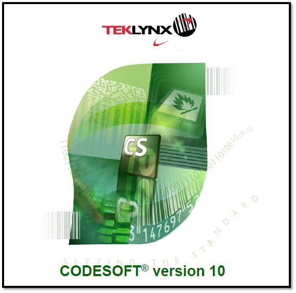 โปรแกรมบาร์โค้ด Codesoft V.10
