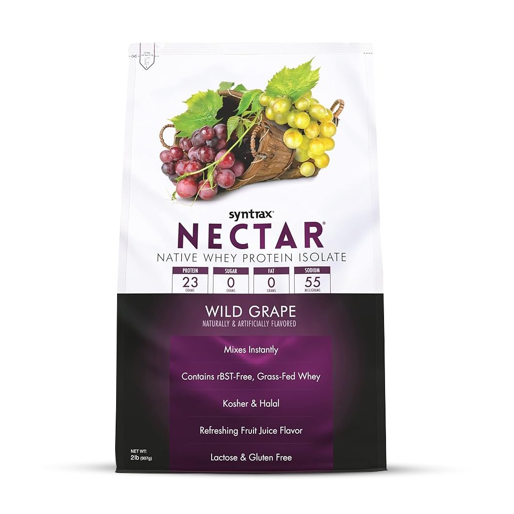 Syntrax Nectar Natural 100% Whey Protein Isolate - 2 LB - topfitprotein