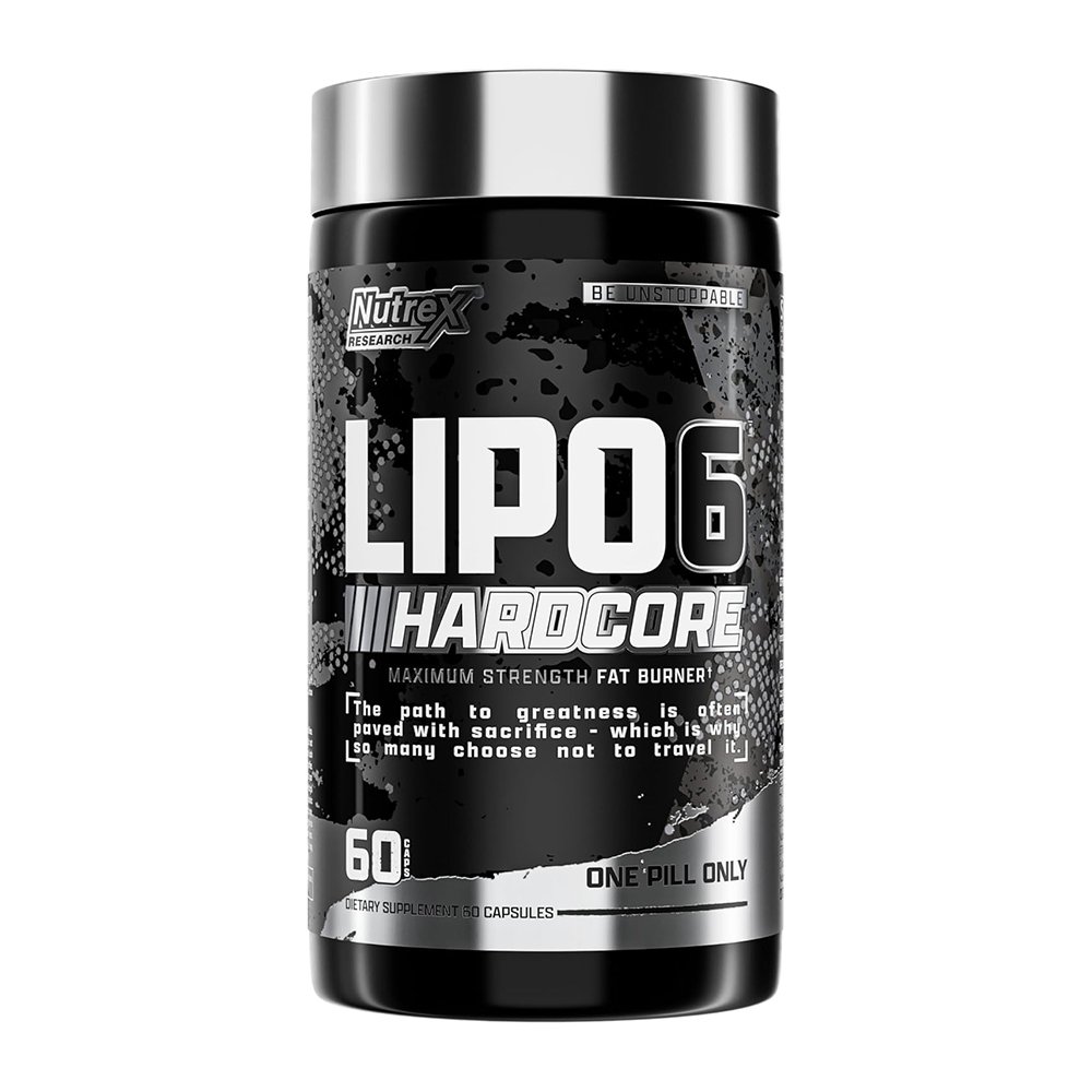 Nutrex Research Lipo-6 Hardcore Maximum Fat Burner - 60 Capsule