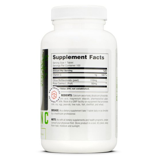 Universal Nutrition Vitamin C Buffered - 100 Tablets - Image 3