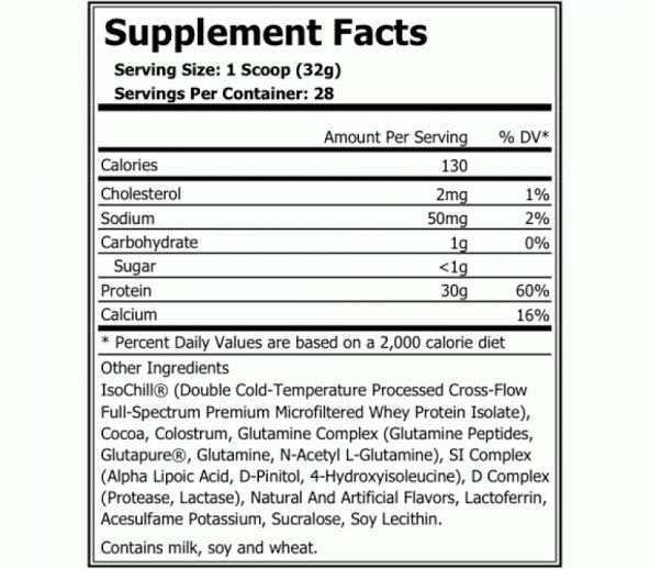 ULTIMATE Nutrition ISO Sensation 93 100% Whey isolate - 5 Lbs