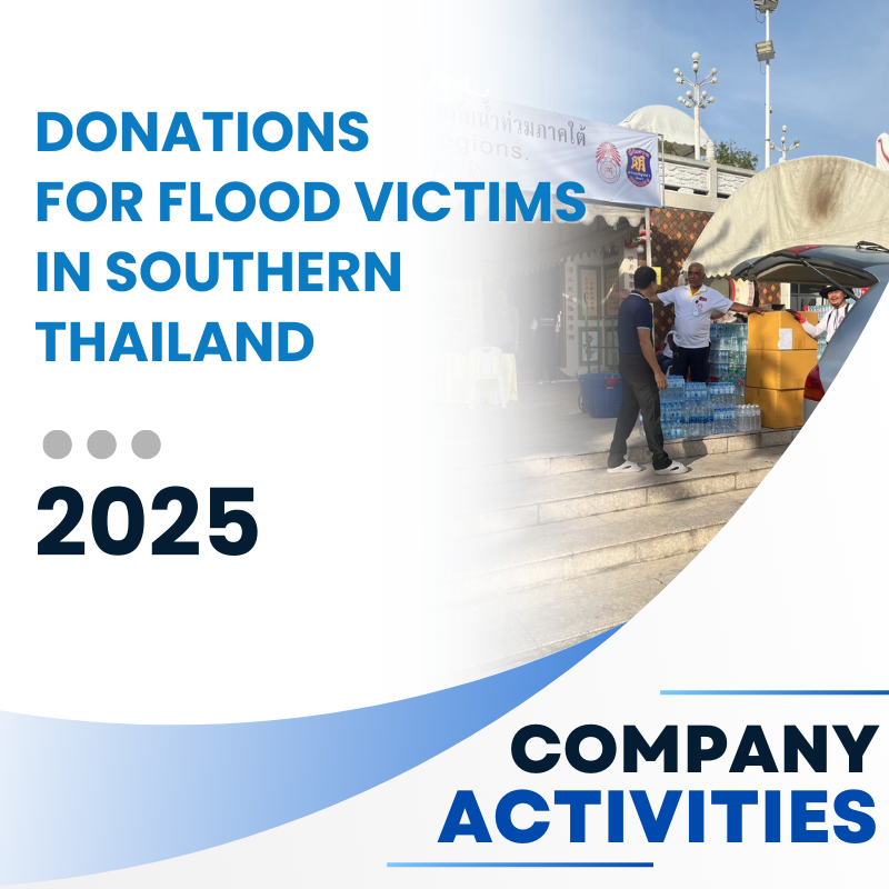 Donations for flood victims in southern Thailand