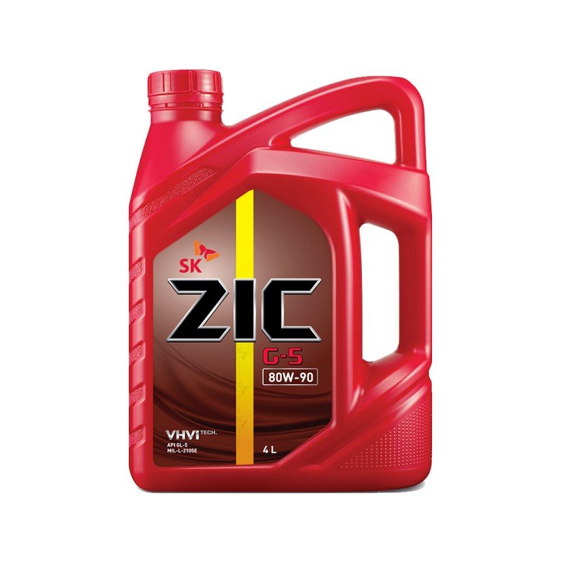 ZIC GL5  น้ำมันเกียร์ และน้ำมันเฟืองท้าย 80W90 4L