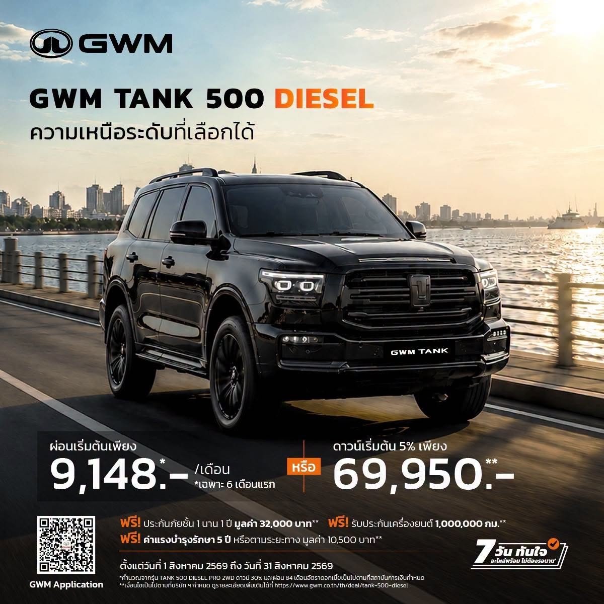 NEW GWM TANK 500 DIESEL