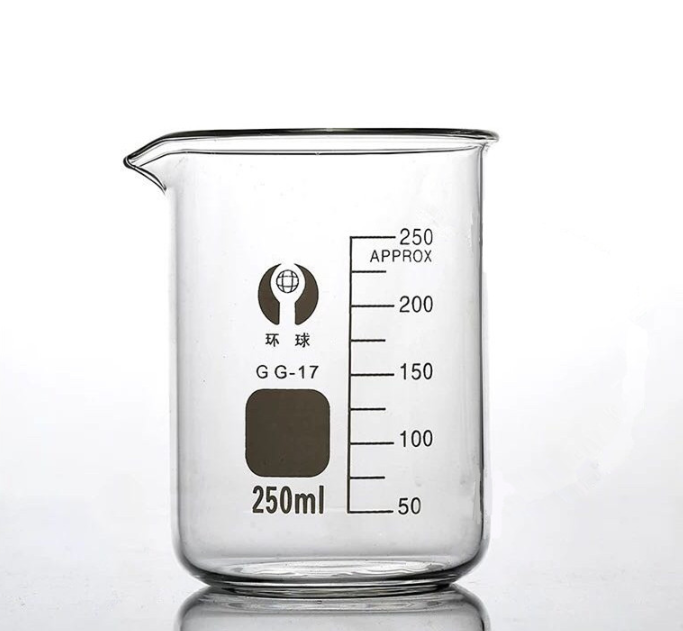 บีกเกอร์ ขนาด 250 ml. (แบบทนไฟ) (สพฐ.61)